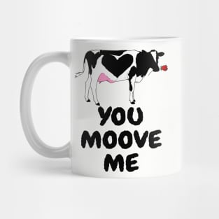 Romantic Cow Valentines Mug